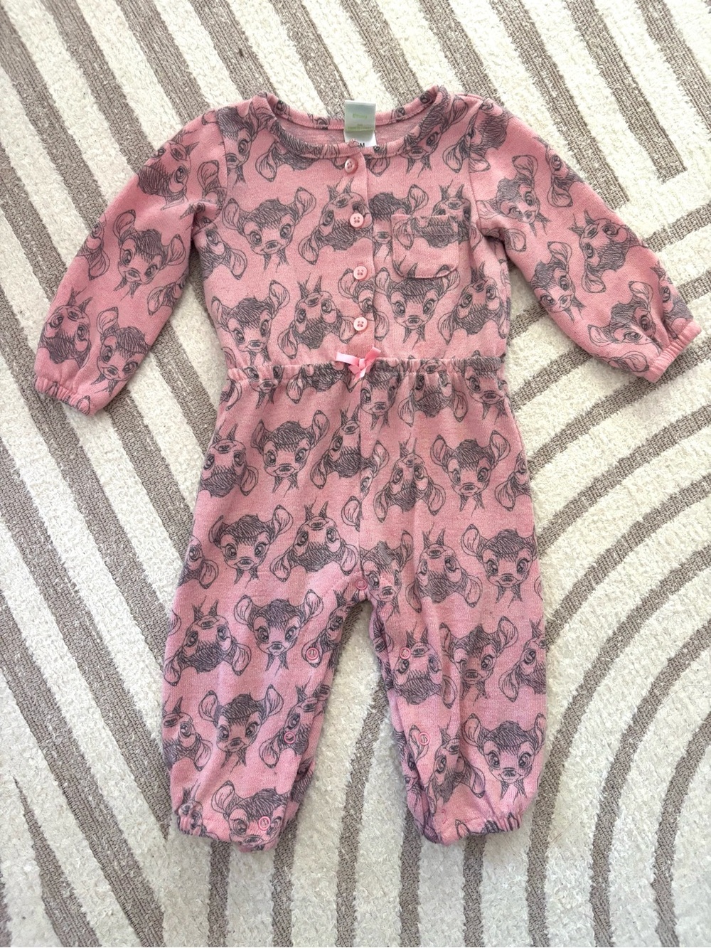 10/$15 Disney Bambi-Print One-Piece Bodysuit